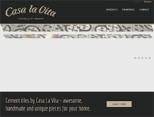 Tablet Screenshot of casa-la-vita.com